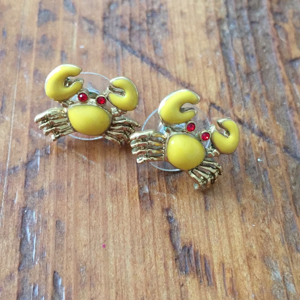 Crab earrings